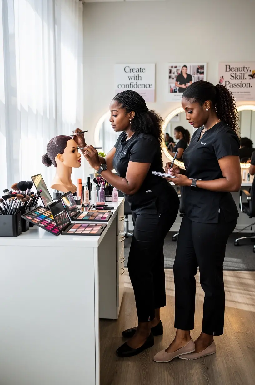 Grupa uczestników szkolenia praktycznego z obsługi nowoczesnych urządzeń kosmetycznych