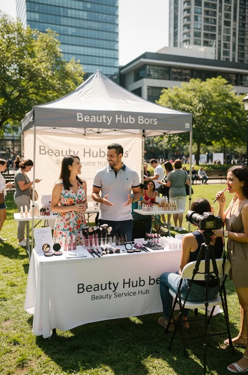 Przykładowa prezentacja strategii marketingowej dla salonów piękności w lokalnym środowisku